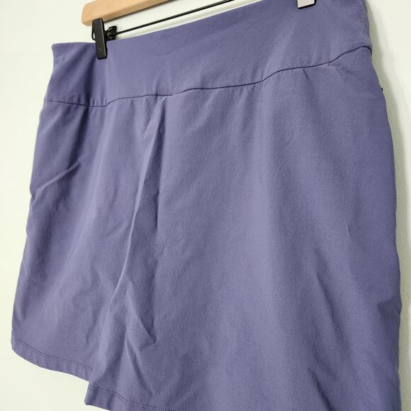 Alder Apparel Get Dirty Skort Athletic Performance Adventure Skirt Blue, L - Picture 8 of 10
